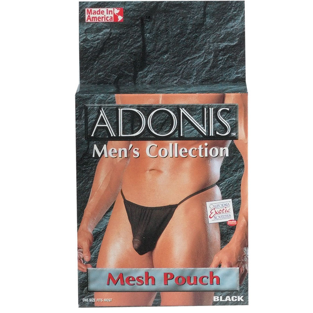 California Exotic Adonis Mesh Pouch - Black