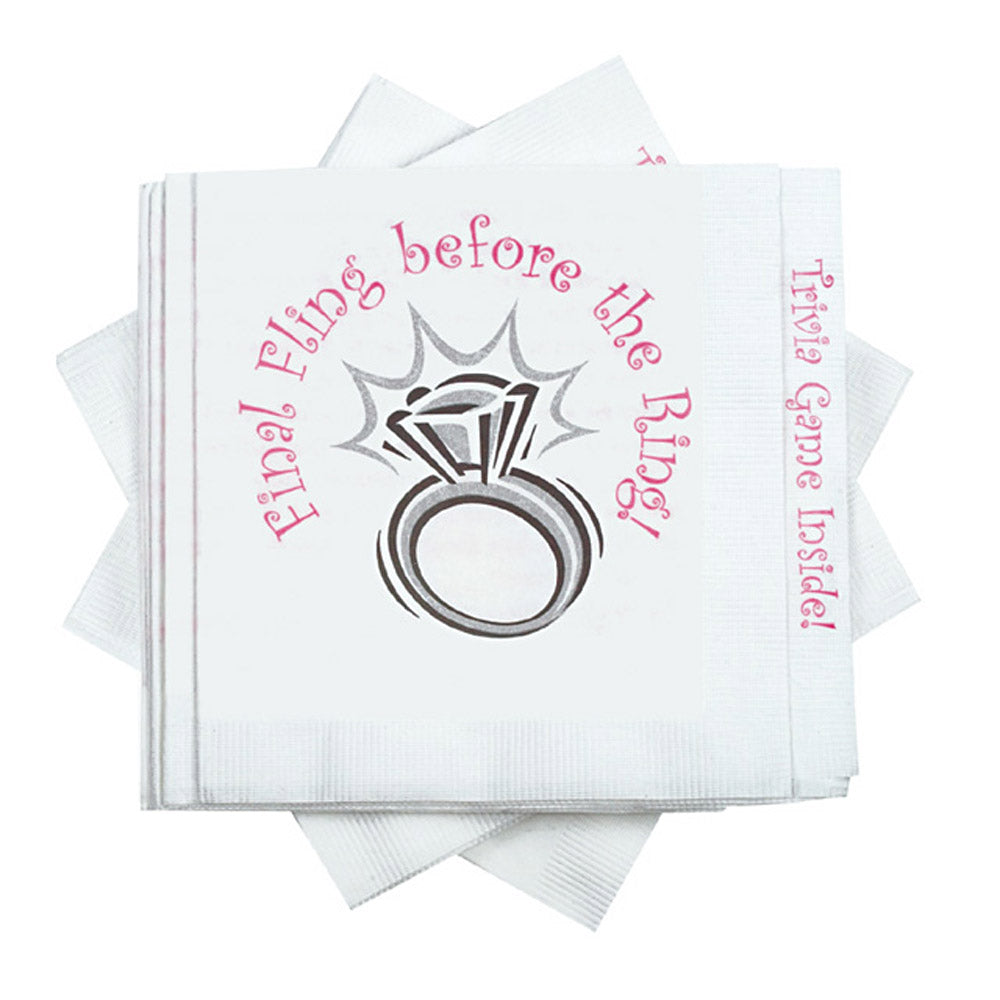 Final Fling Trivia Game Napkins (25)