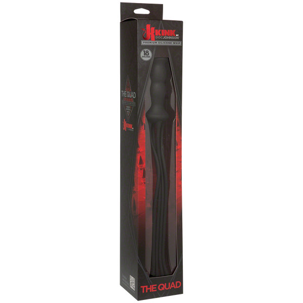 Kink The Quad Silicone Whip - Black