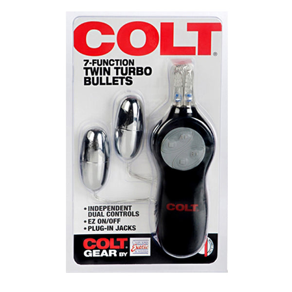California Exotic COLT 7-Function Twin Turbo Bullets