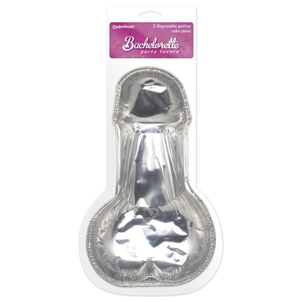 Pipe Dreams Bachelorette Party Favors Disposable Pecker Cake Pans (11" x 7")