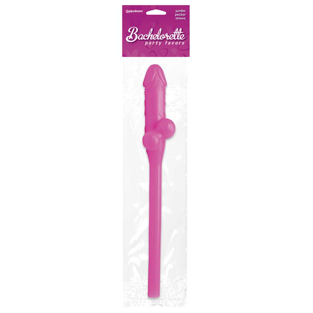 Pipe Dreams Bachelorette Party Favors Jumbo Pecker Straw