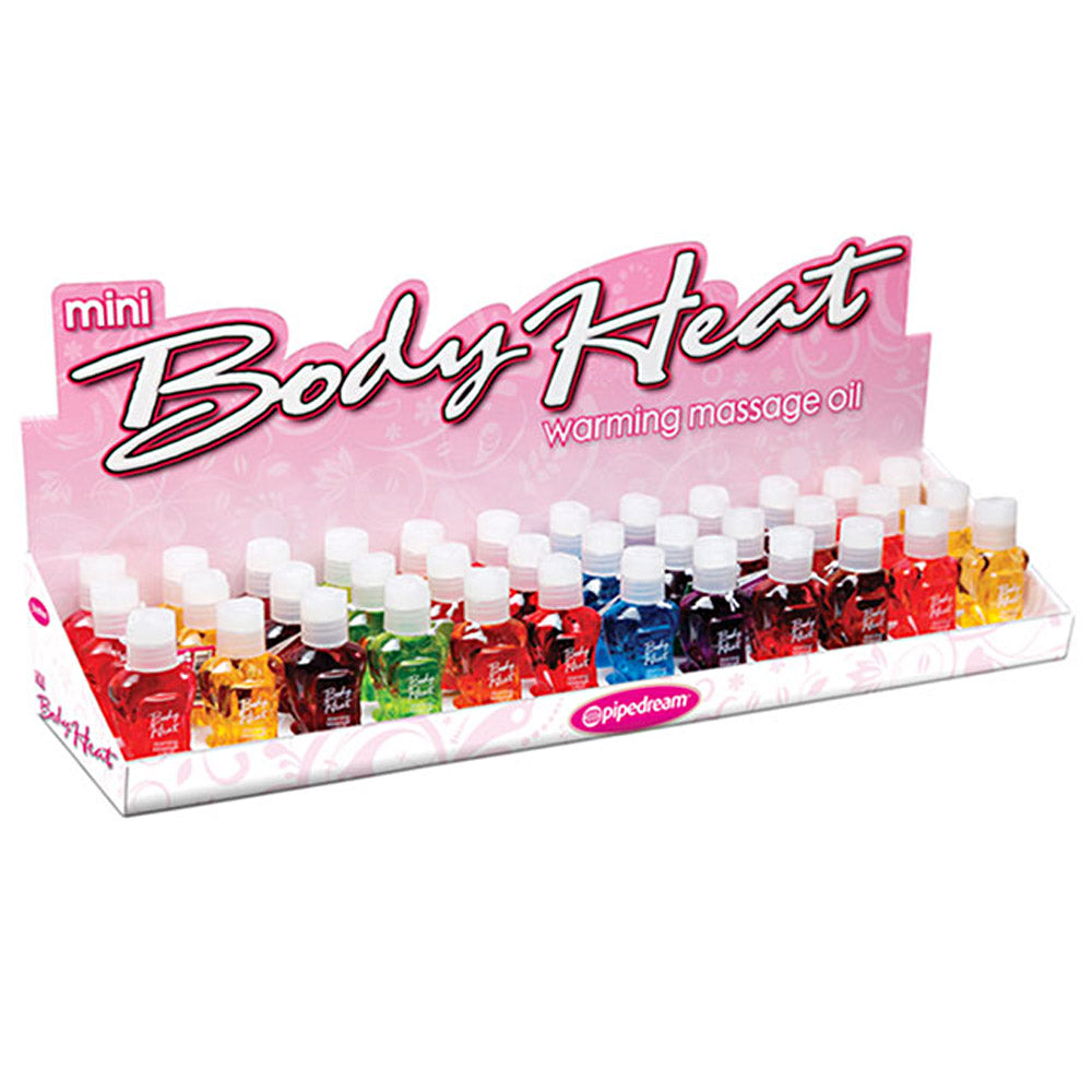 Pipe Dreams Body Heat Warming Massage Lotion Assorted 1.25 oz. (37ml) Bottles
