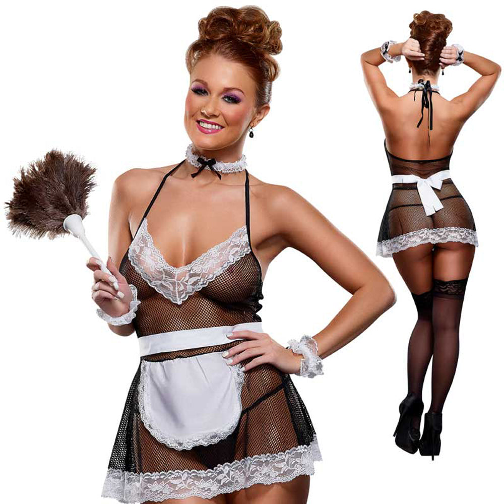 Magic Silk Chamber Maid Black S/M