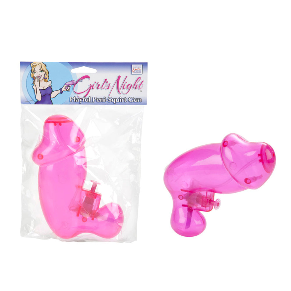 California Exotic Girl's Night Playful Peni-Squirt Gun - Pink