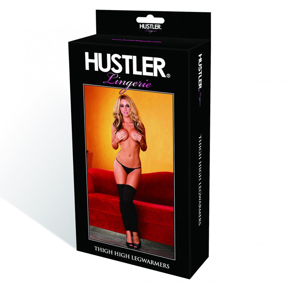 Hustler Leg Warmer Black Thigh High