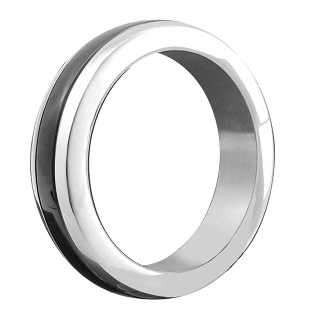 Heart 2 Heart C Ring Stainless 2in Chrome with Black