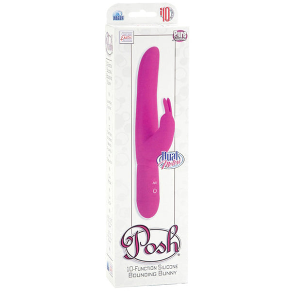 California Exotic Posh 10-Function Silicone Bounding Bunny - Pink