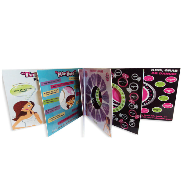 Bachelorette Party Bride To Be Spin Book Game Book