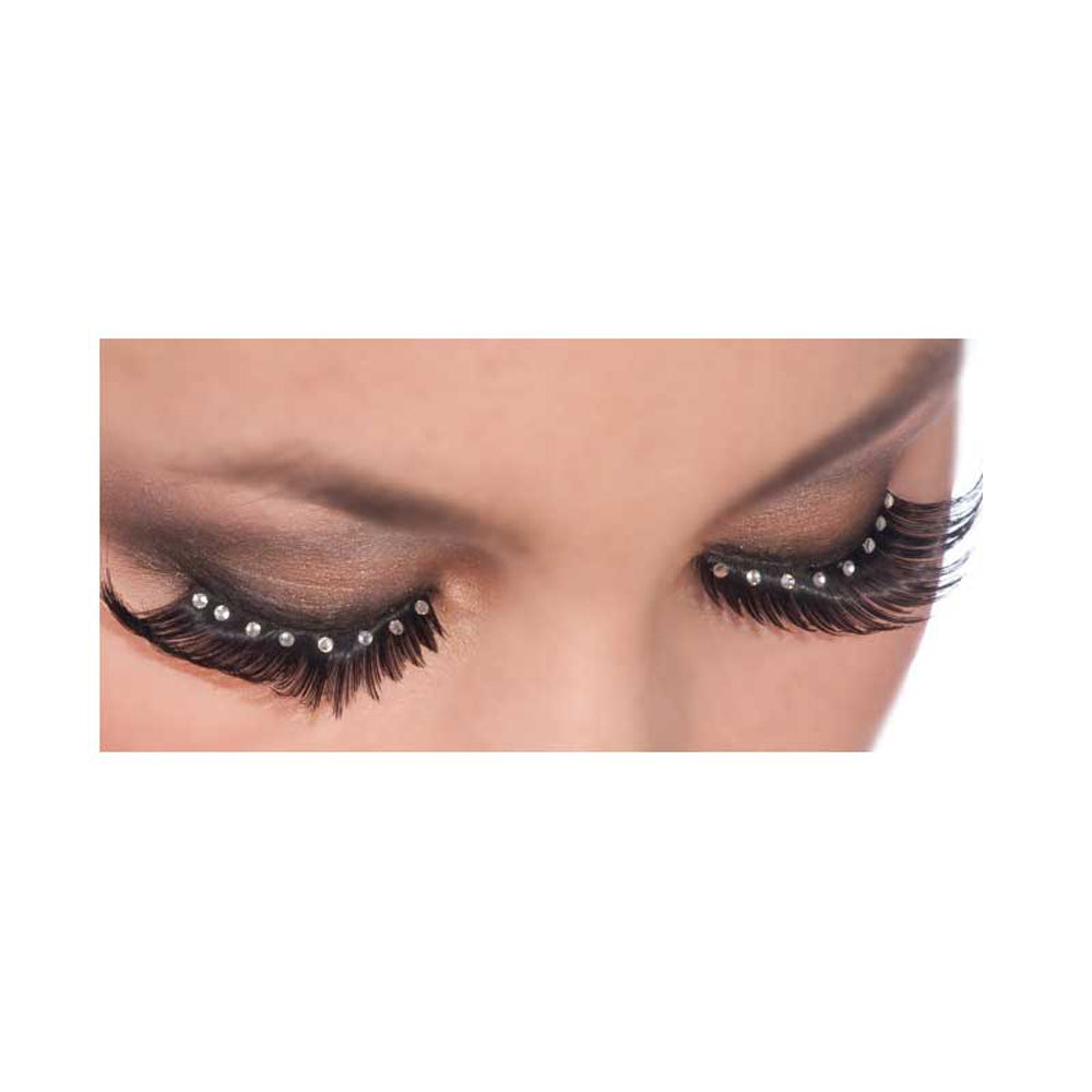 Lashes-Crystal Gems with Black