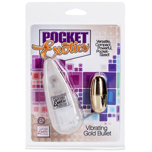 California Exotic Pocket Exotics Vibrating Gold Bullet