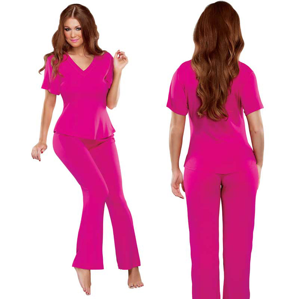 Magic Silk Bamboo Magic Lounge Pant Pink X-Large