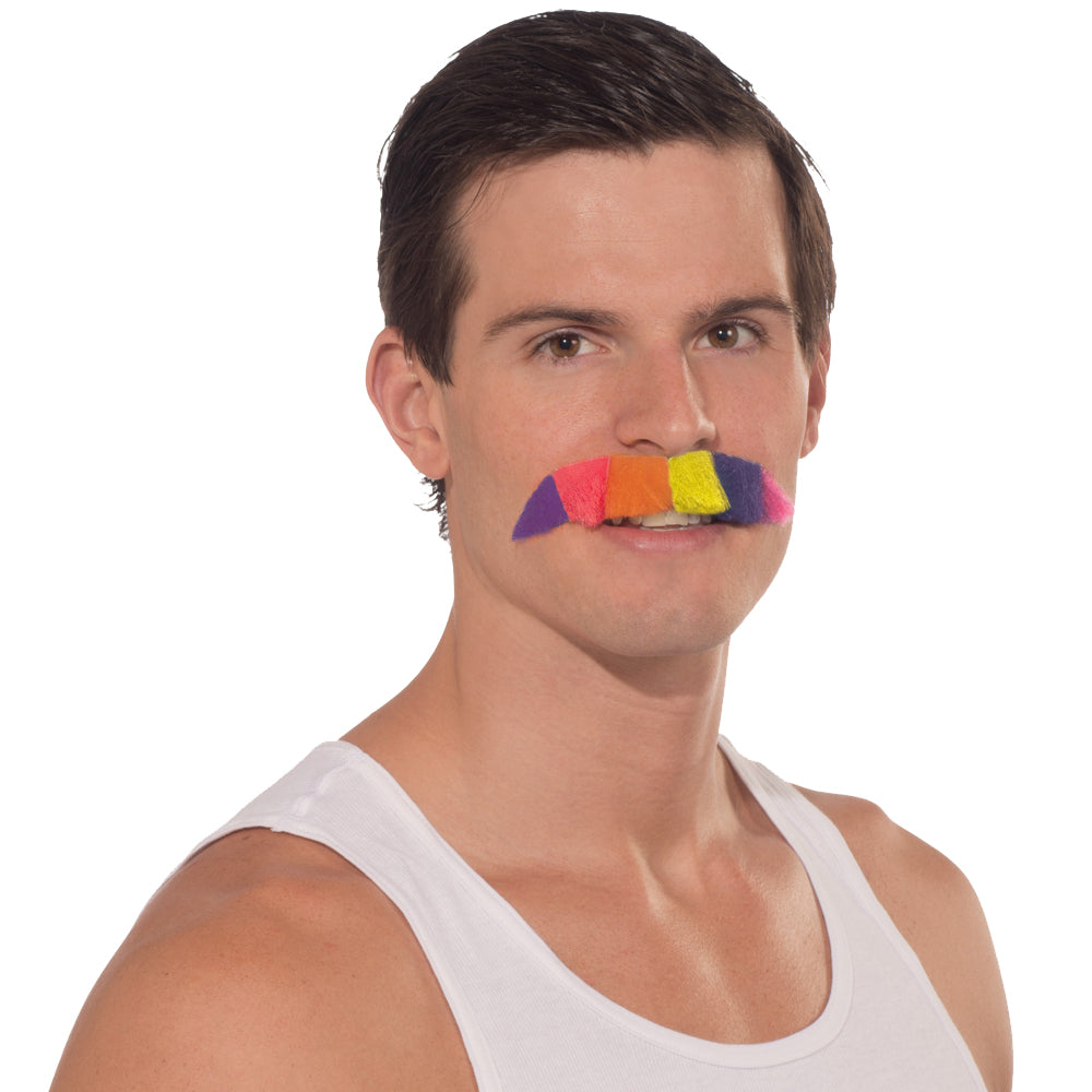 Rainbow Moustache