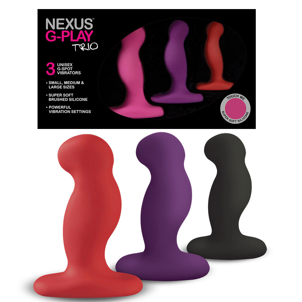 Nexus GPLAYTRIO Vibrator Pack S/M/L