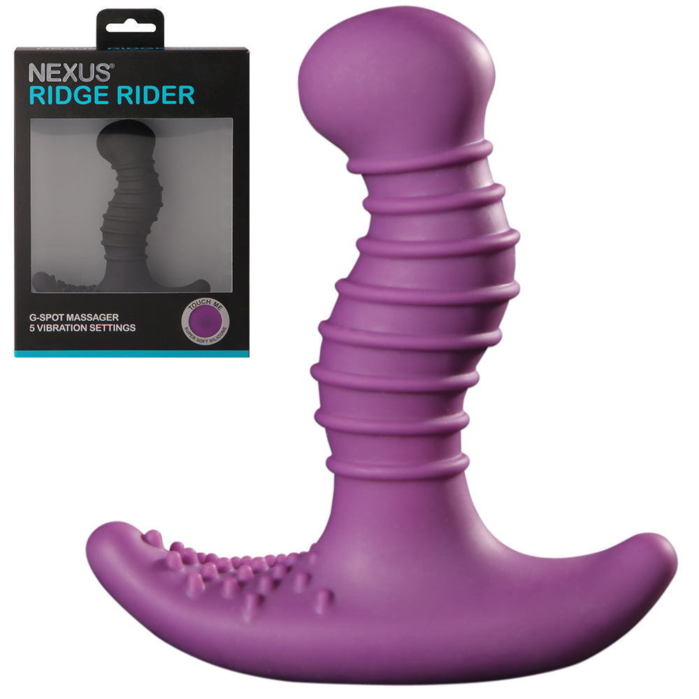 Nexus RIDGE RIDER Unisex Vibrator Purple