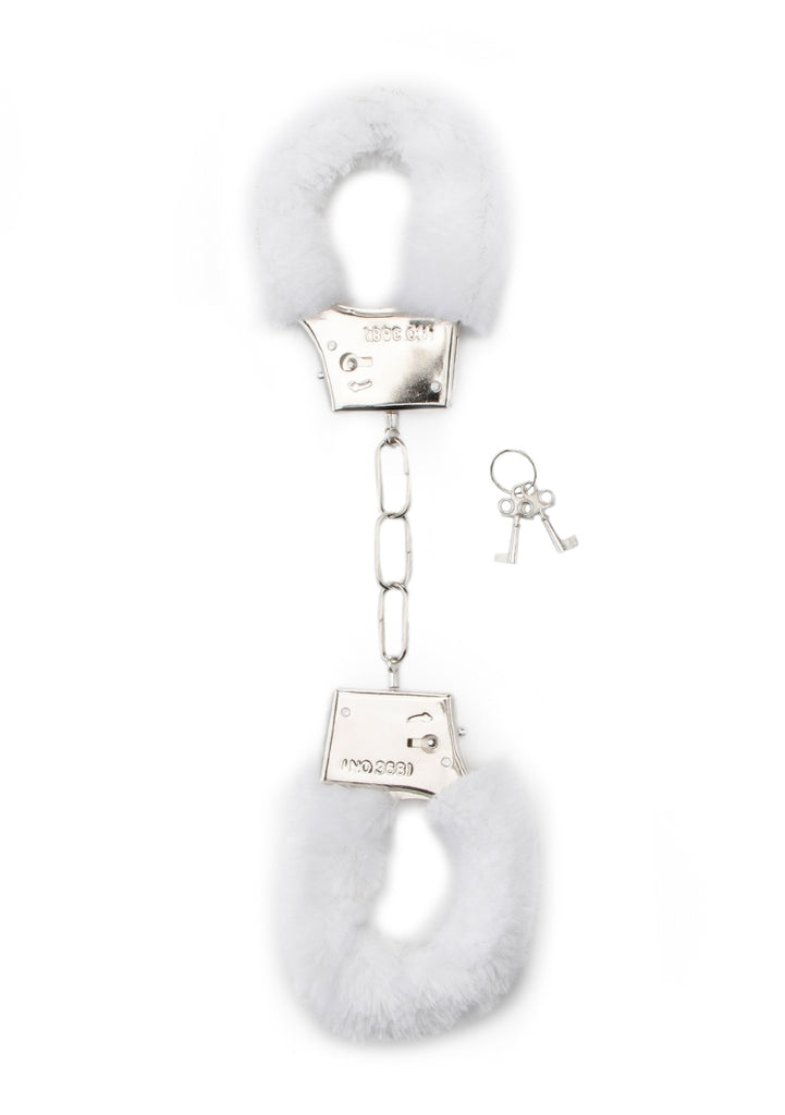 Furry Handcuffs - White