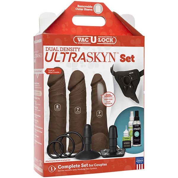 Vac-U-Lock - Dual Density Ultraskyn Set - Chocolate