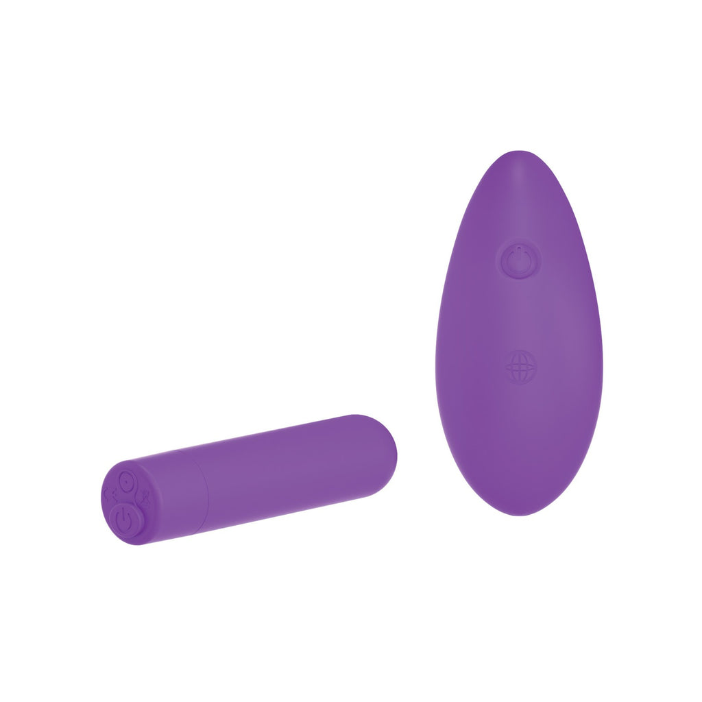 Fantasy for Her - Her Rechargeable Remote Control Bullet Purple