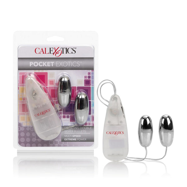 Pocket Exotic Double Bullet:silver