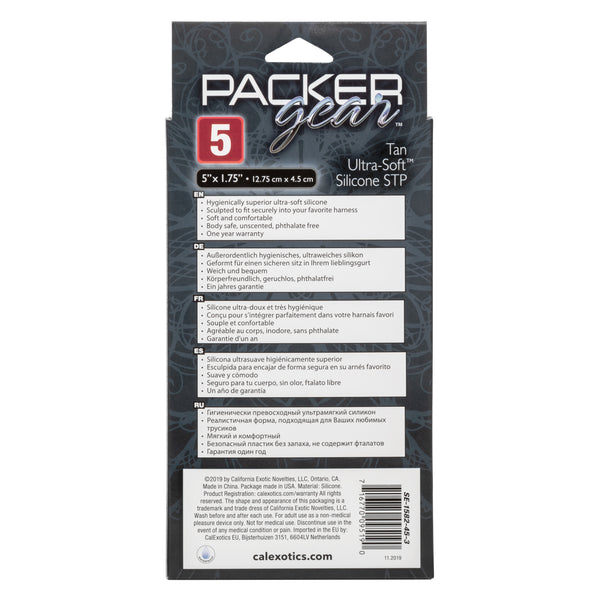 Packer Gear 5"/12.75 Cm Ultra-Soft Silicone Stp - Tan
