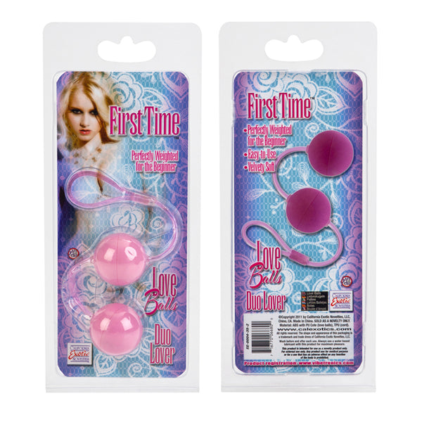 California Exotic First Time Love Balls Duo Lover - Pink