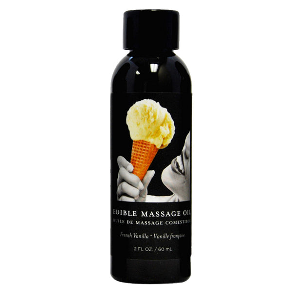 Earthly Body Edible Massage Oil Vanilla 2oz