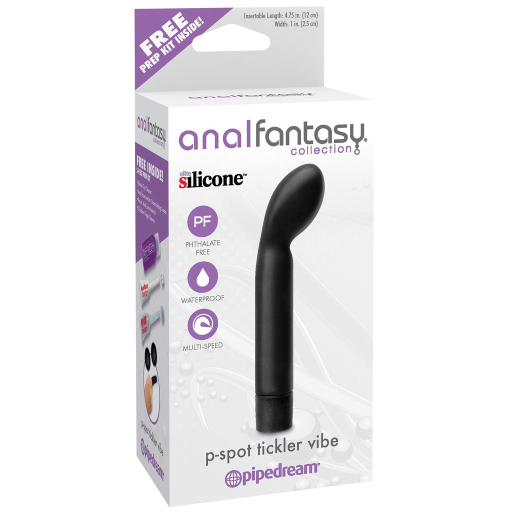 Anal Fantasy Collection P-Spot Tickler Vibe - Black