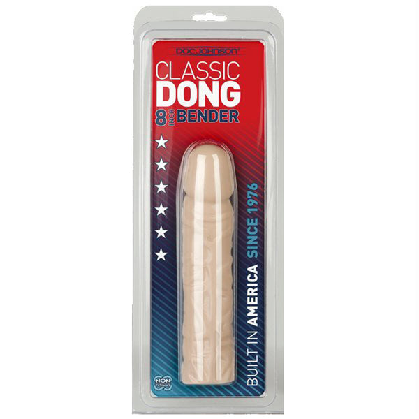 Bender Wire Dong 8 inch.x 1.3in. - Flesh