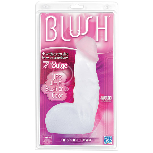 Blush 7 inch Ultraskyn UR3 Bulge Cock w/Berry Head