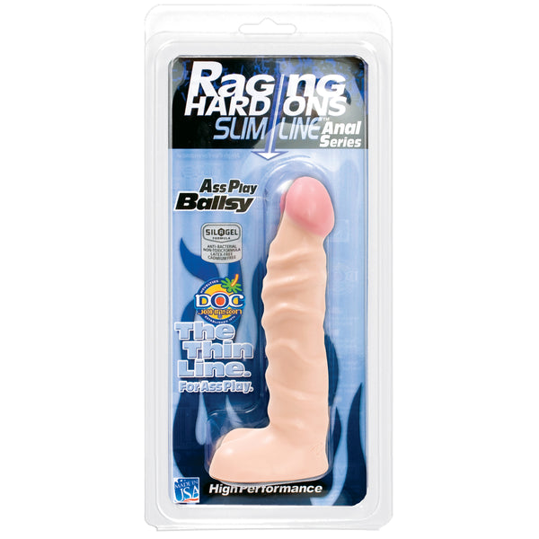Raging Hard Ons Slimline 5.5 inch Ballsy - Flesh