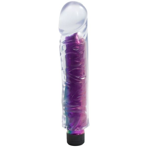 Crystal Jellies Sleeve w/7 inch Iridescent Vibe - Multi Speed