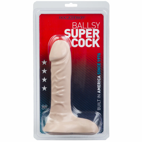 Ballsy Super Cock 9 inch.x 2in. - Flesh