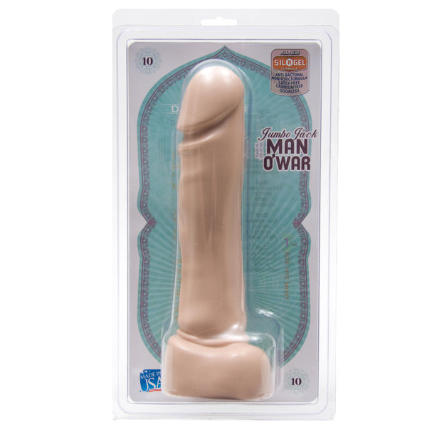 Jumbo Jack 10 inch.x 2.25in. Flesh