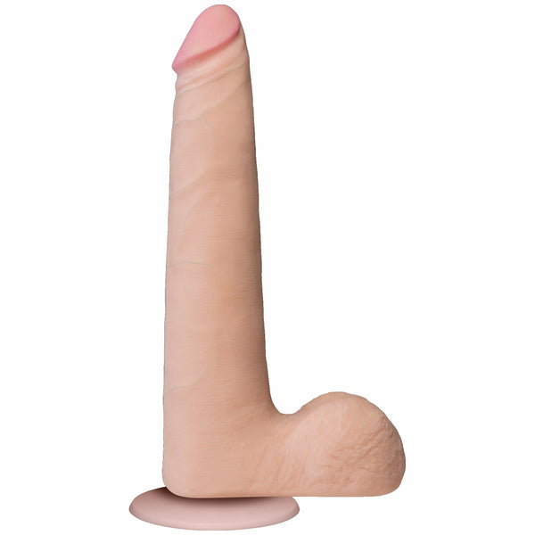 Realistic Cock Ultraskyn UR3 9 inch Slim with Balls White
