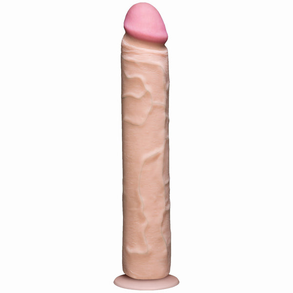 Realistic Cock Ultraskyn UR3 12 inch with out Balls White