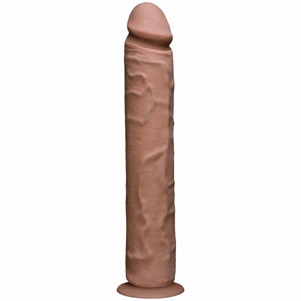Realistic Cock Ultraskyn UR3 12 inch with out Balls Brown