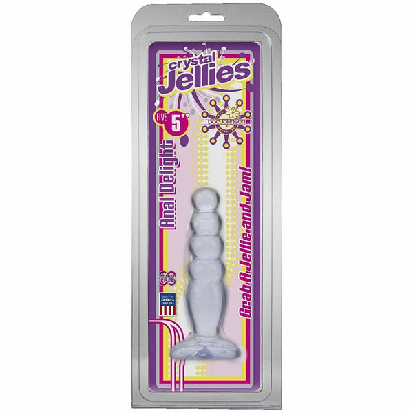Crystal Jellies 5 inch Anal Delight - Clear