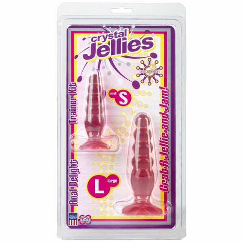 Crystal Jellies Anal Delight Trainer Kit - Pink