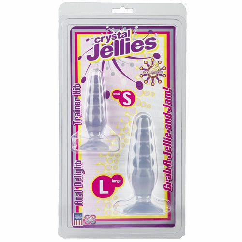 Crystal Jellies Anal Del Tra incher Kit Clear