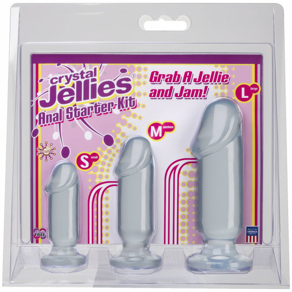 Crystal Jellies Anal Starter Kit - Clear