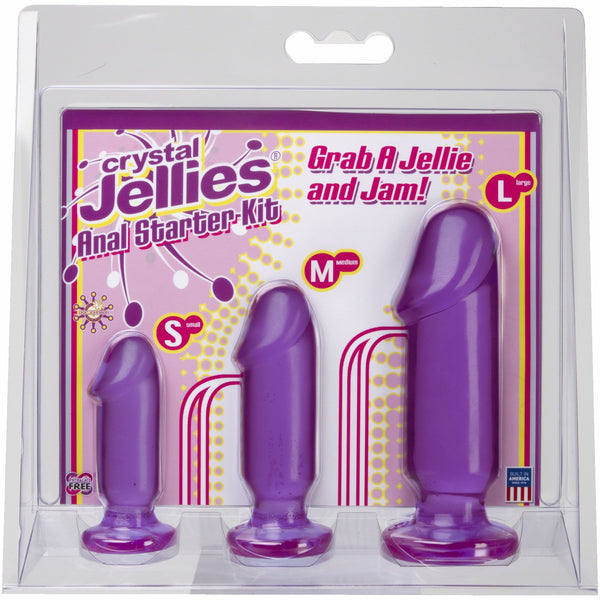 Crystal Jellies Anal Starter Kit - Purple