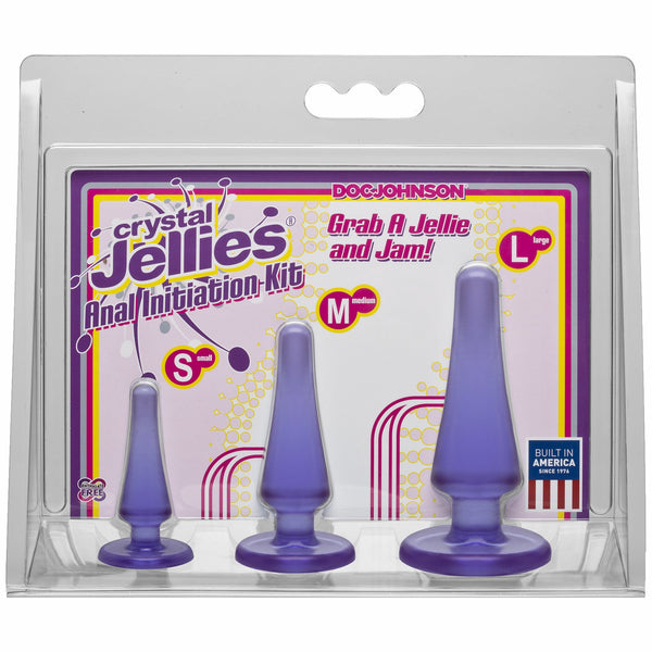 Crystal Jellies Anal Initiation Kit - Purple