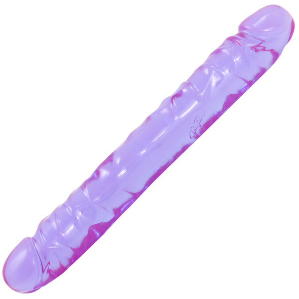 Crystal Jellies 12 inch Jr. Double Dong - Purple