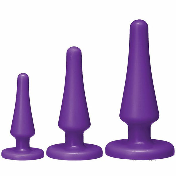 American Pop Launch Silicone Anal Trainer Set - Purple