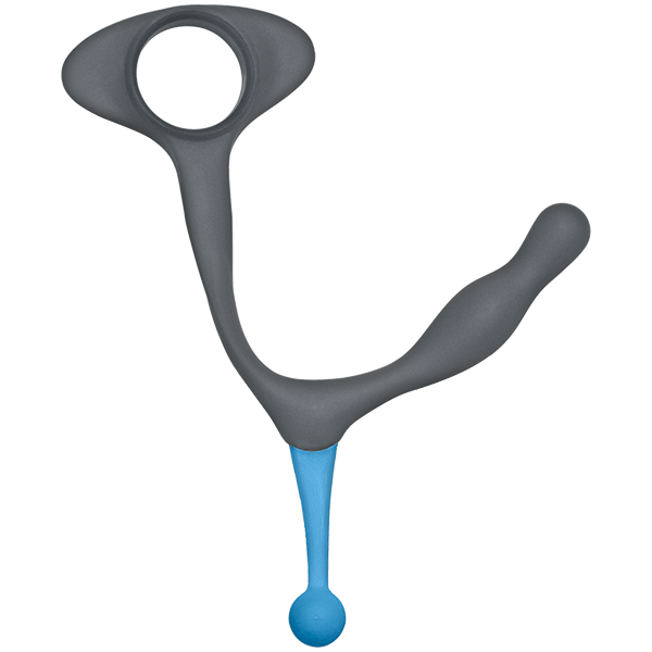 OptiMale DUO C-Ring & P-Massager Slate