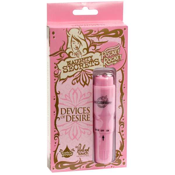 Naughty Secrets Devices of Desire Pocket Rocket - Pink