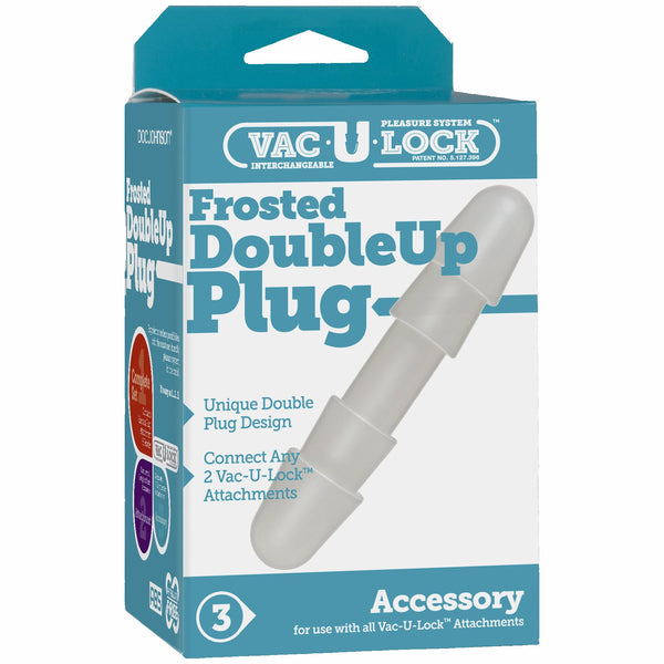 Vac-U-Lock Frosted DoubleUp Plug Frost