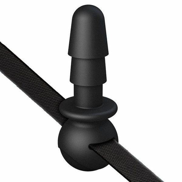 Vac-U-Lock Black Ball Strap Plug