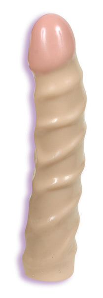 Vac-U-Lock 8 inch Raging Hard on Realistic Dong - White