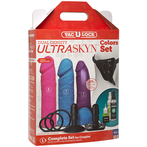Vac-U-Lock Dual Density Ultraskyn Set - Asst. Colors